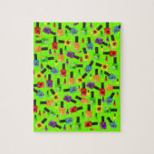 Puzzles Nail-Poolse Groene Vrucht Legpuzzel (Verticaal)