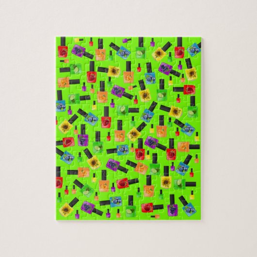 Puzzles Nail-Poolse Groene Vrucht Legpuzzel (Verticaal)