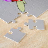 Puzzles Octopus Love Red Hearts Legpuzzel (Zijkant)