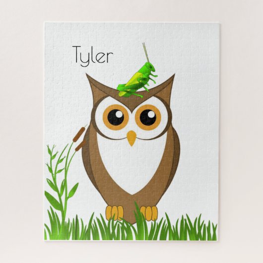 Puzzles Owl Grasshopper Legpuzzel (Verticaal)