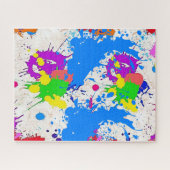 Puzzles Paint Splatter Legpuzzel (Horizontaal)