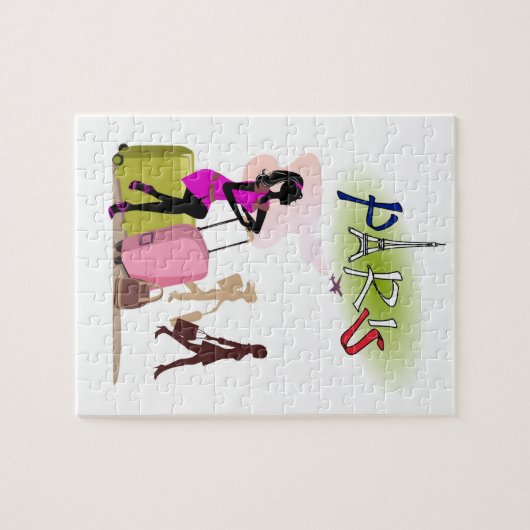 Puzzles Paris France Vacation Legpuzzel (Horizontaal)