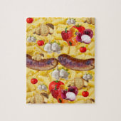 Puzzles Pasta Penguin Bread Tomato Legpuzzel (Verticaal)
