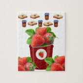 Puzzles Peanut Butter aardbery Jam Jelly Legpuzzel (Verticaal)