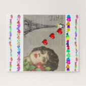 Puzzles Penguin Hearts Happy Valentijn Legpuzzel (Horizontaal)