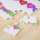 Puzzles Penguin Hearts Happy Valentijn Legpuzzel (Zijkant)