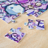 Puzzles Penguin Rainbow Harten dienste van Happy V Legpuzzel (Zijkant)