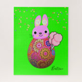 Puzzles Pink Rabbit Mandala Legpuzzel (Verticaal)