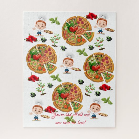 Puzzles Pizza Pie Legpuzzel (Verticaal)