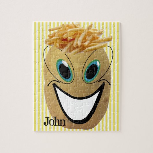 Puzzles Potato French Fries Stripe Legpuzzel (Verticaal)