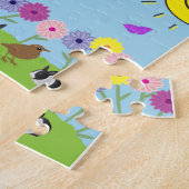 Puzzles Rainbow Rabbit Bumblebee Sun Legpuzzel (Zijkant)