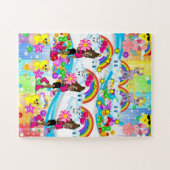 Puzzles Rainbows African Girl Legpuzzel (Horizontaal)