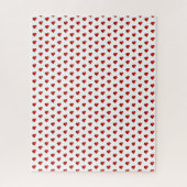 Puzzles Red Hearts Happy Valentine's Day  Legpuzzel (Verticaal)