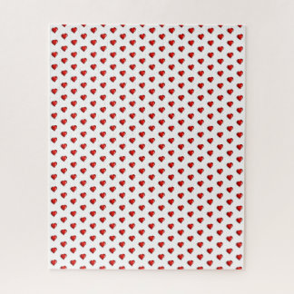 Puzzles Red Hearts Happy Valentine's Day Legpuzzel