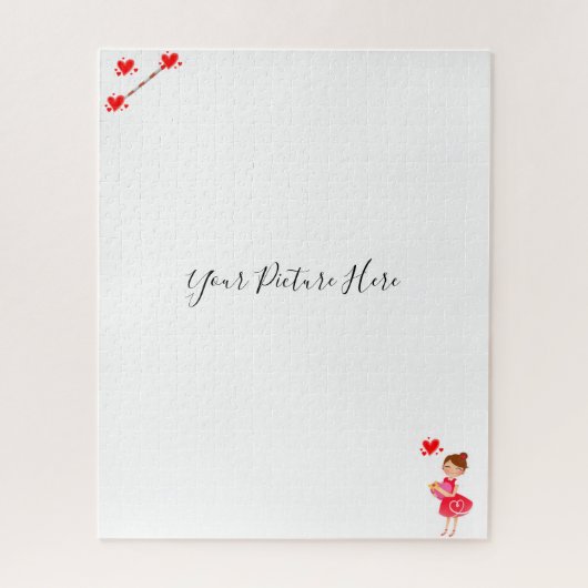 Puzzles Red Hearts Legpuzzel (Verticaal)