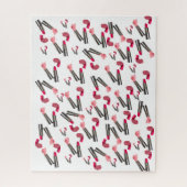 Puzzles Red Lipstick Makeup Legpuzzel (Verticaal)
