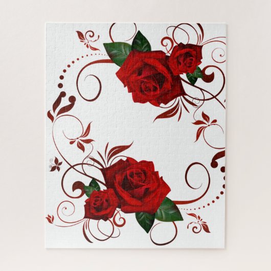 Puzzles Red Rose Legpuzzel (Verticaal)
