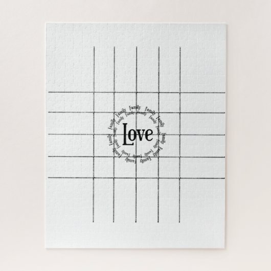 Puzzles Red White Love Legpuzzel (Verticaal)