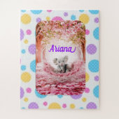 Puzzles roze olifant legpuzzel (Verticaal)