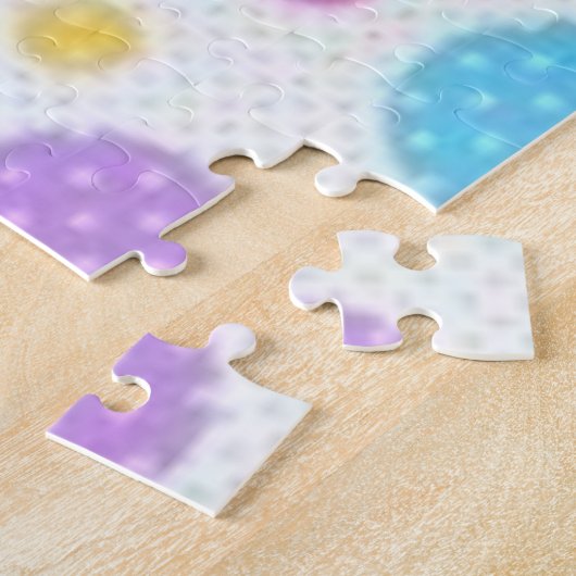 Puzzles roze olifant legpuzzel (Zijkant)