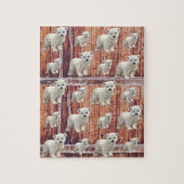 Puzzles Rustic Wood Polar Beer Legpuzzel (Verticaal)