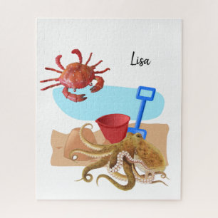Puzzles Sand Crab Octopus Legpuzzel