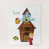 Puzzles School Bus Teacher Bird Legpuzzel (Verticaal)