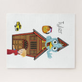 Puzzles School Bus Teacher Bird Legpuzzel (Horizontaal)