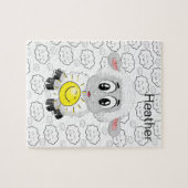 Puzzles Sheep Clouds Sun Legpuzzel (Horizontaal)