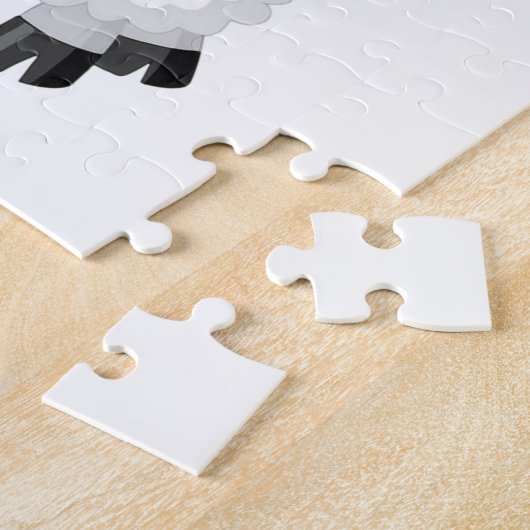 Puzzles Sheep Floral Legpuzzel (Zijkant)