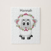 Puzzles Sheep Floral Legpuzzel (Verticaal)