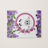Puzzles Sheep Floral Legpuzzel (Horizontaal)