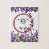 Puzzles Sheep Floral Legpuzzel (Verticaal)