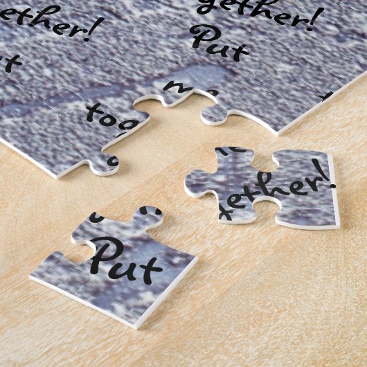Puzzles Silver zette me bij elkaar! Legpuzzel (Zijkant)