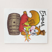 Puzzles Squirrel Acorn Barrel Legpuzzel (Horizontaal)