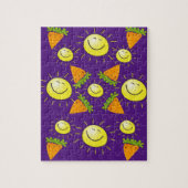 Puzzles Sun Carrots Paars Legpuzzel (Verticaal)