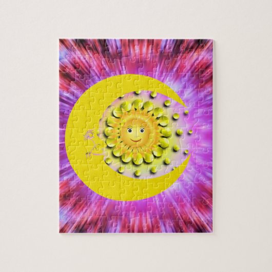 Puzzles Sun Moon Legpuzzel (Verticaal)