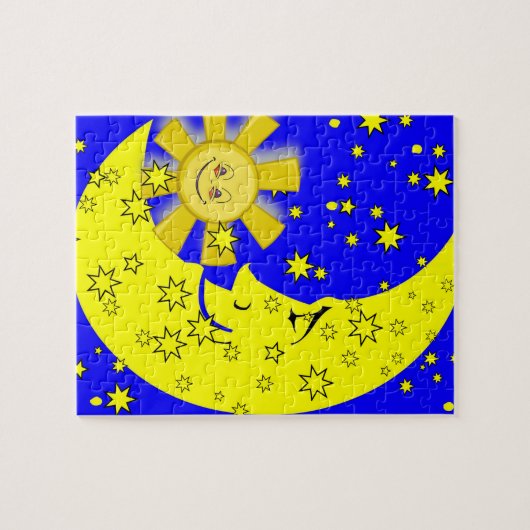 Puzzles Sun Moon Stars Legpuzzel (Horizontaal)