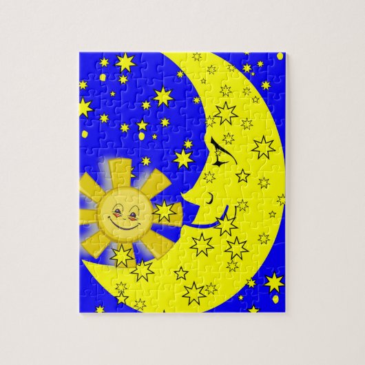 Puzzles Sun Moon Stars Legpuzzel (Verticaal)