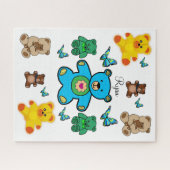 Puzzles Teddy Bears Butterfly Legpuzzel (Horizontaal)