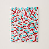 Puzzles Teeth Toothborstel Legpuzzel (Verticaal)