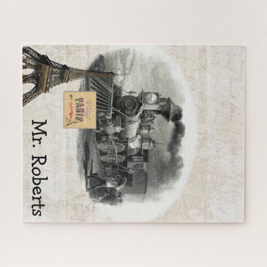 Puzzles  Trains Paris Frankrijk Legpuzzel (Horizontaal)