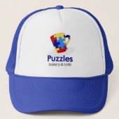 Puzzles Trucker Hat Trucker Pet (Voorkant)