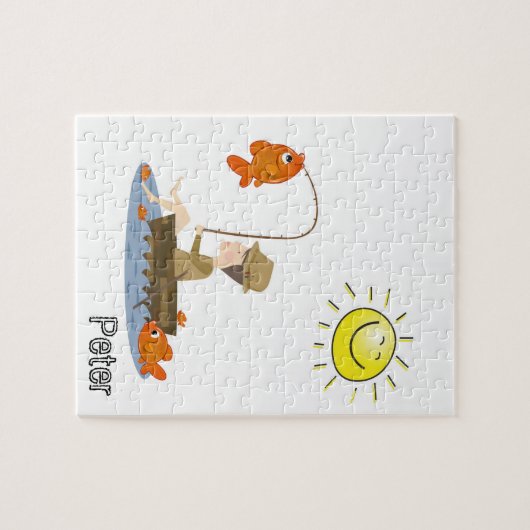 Puzzles Vist vissers Legpuzzel (Horizontaal)