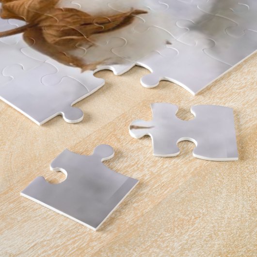 Puzzles White Cotton Legpuzzel (Zijkant)