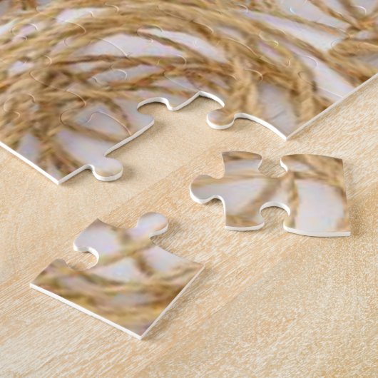 Puzzles White Horse Polk a stit Green Rope Legpuzzel (Zijkant)