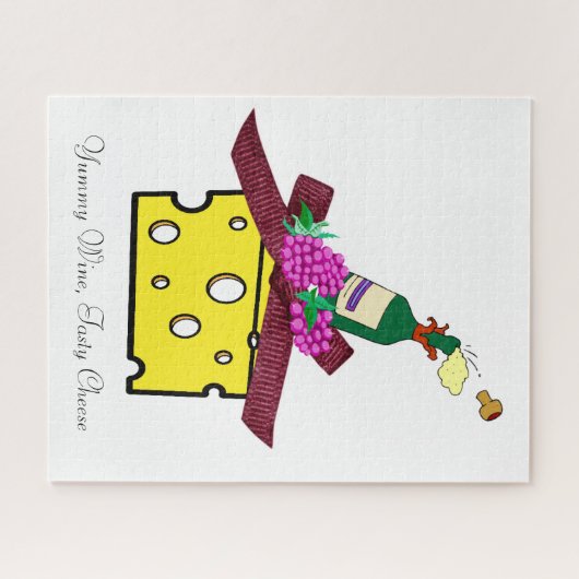 Puzzles Wine Cheese Legpuzzel (Horizontaal)