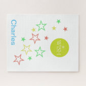 Puzzles Wish Colorful Stars Legpuzzel (Horizontaal)