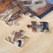 Puzzles Wood White Horse Let's Line Dance Legpuzzel (Zijkant)