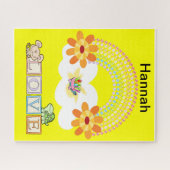Puzzles Yellow Turtle Love Legpuzzel (Horizontaal)